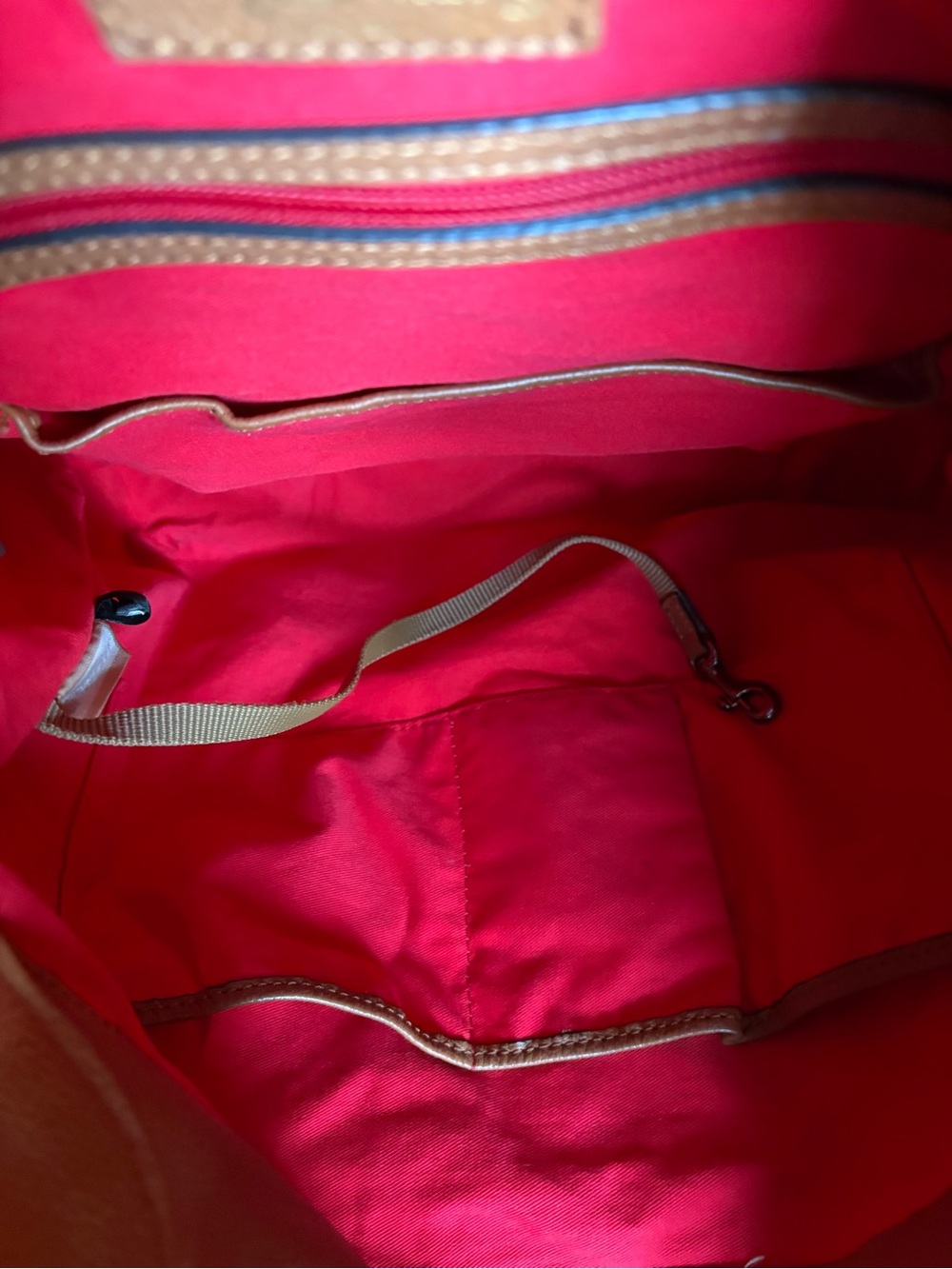 DOONEY & BOURKE - Samba Logo Lock Pebbled Leather Shoulder Hobo. Super Clean! - Picture 12 of 12